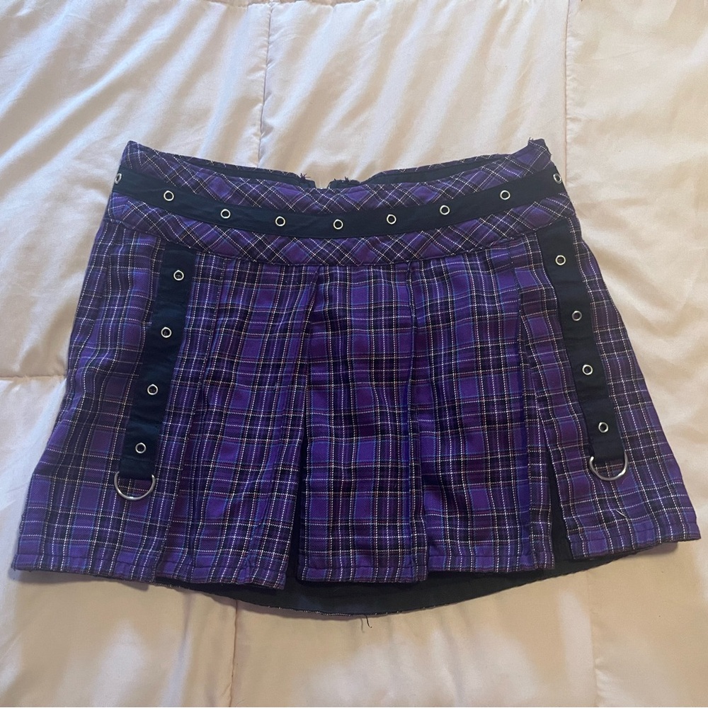 Purple Plaid Tripp NYC Skirt